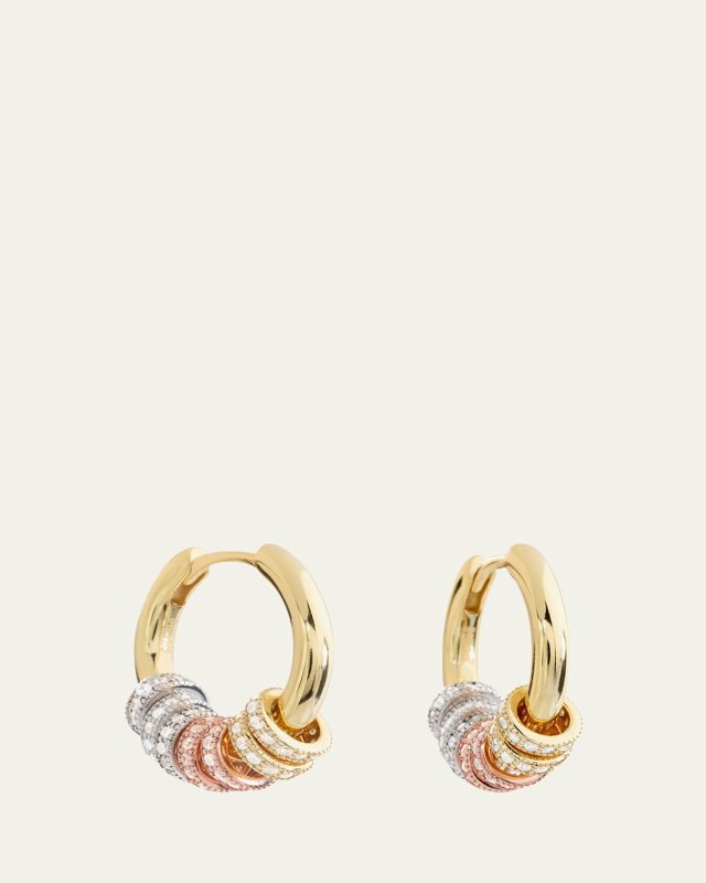 Gaia Pavé Hoop Earrings